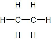 formule développée de l'ethane