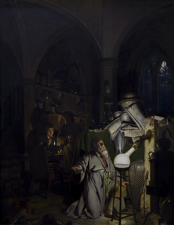L'alchimiste, de wright